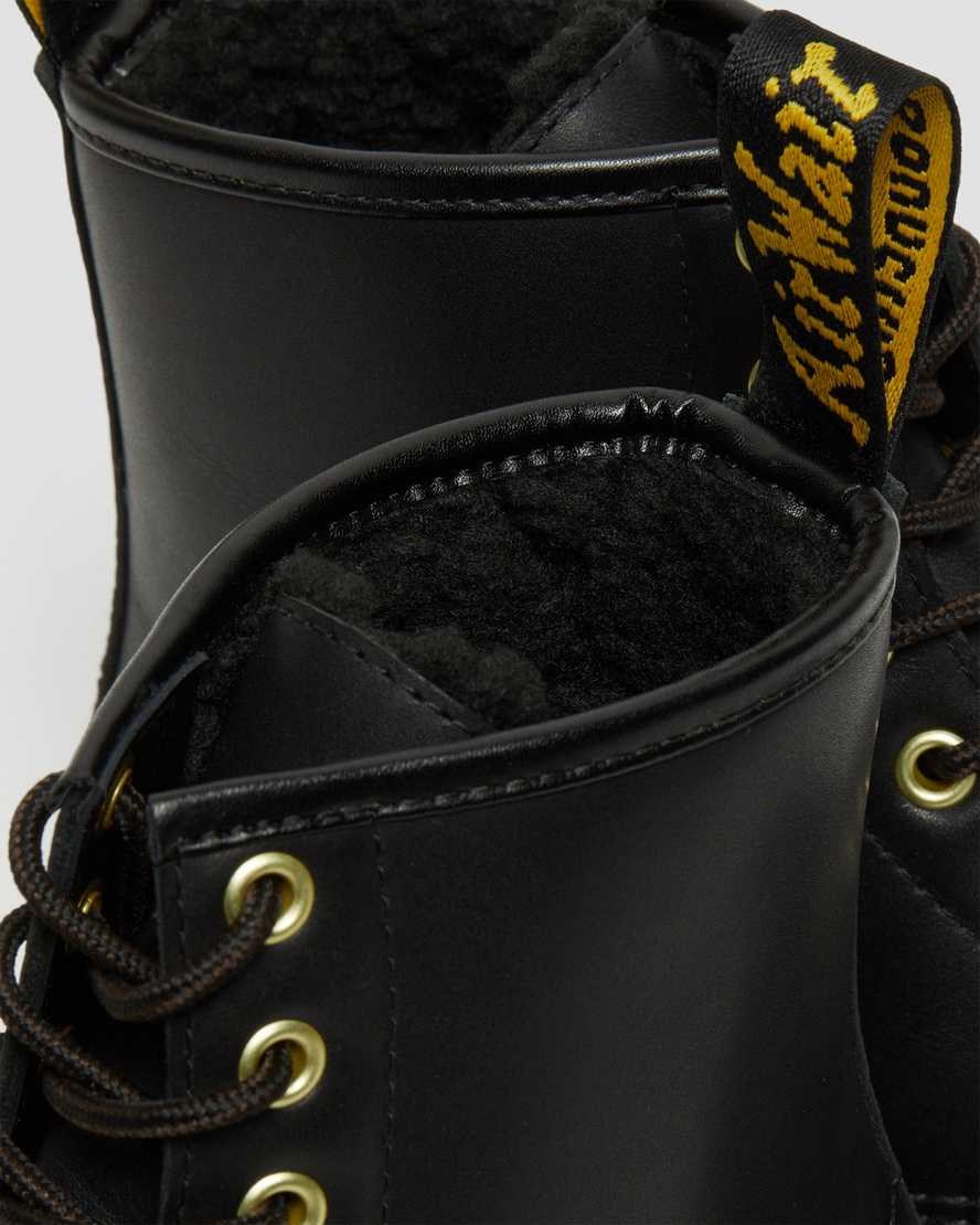 Black Blizzard Wp Women's Dr Martens 1460 DM's Wintergrip Leather Lace Up Boots | RDM-759143