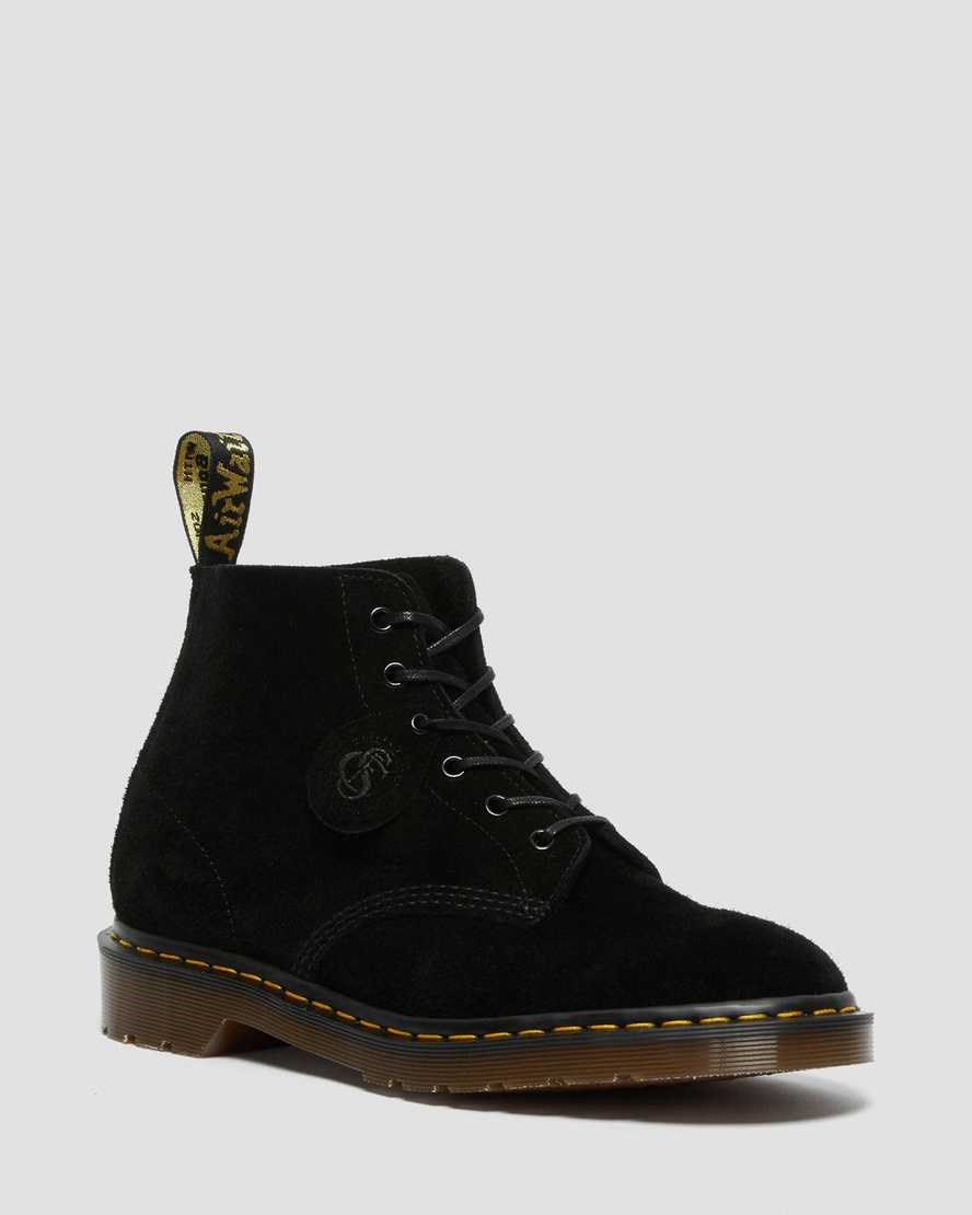 Black Desert Oasis Suede Women's Dr Martens 101 Suede Lace Up Boots | PNW-301457