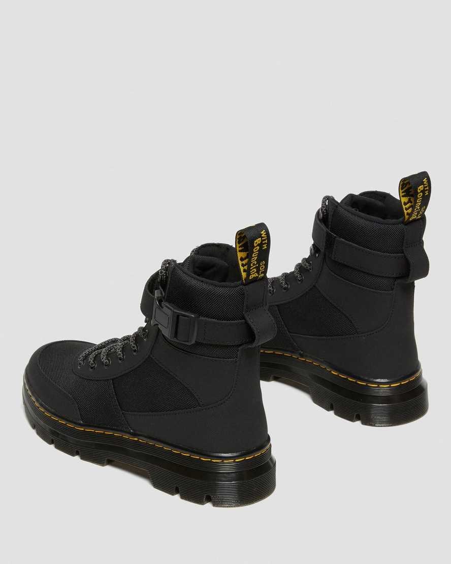 Black Extra Tough Nylon Women's Dr Martens Combs Tech Extra Tough Poly Lace Up Boots | EHK-526974