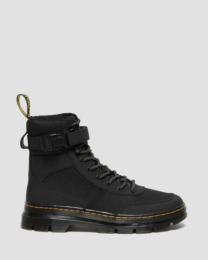 Black Extra Tough Nylon Women's Dr Martens Combs Tech Extra Tough Poly Lace Up Boots | EHK-526974