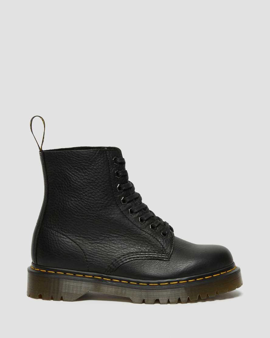 Black Inuck Women's Dr Martens 1460 Pascal Bex Leather Lace Up Boots | FLN-359608