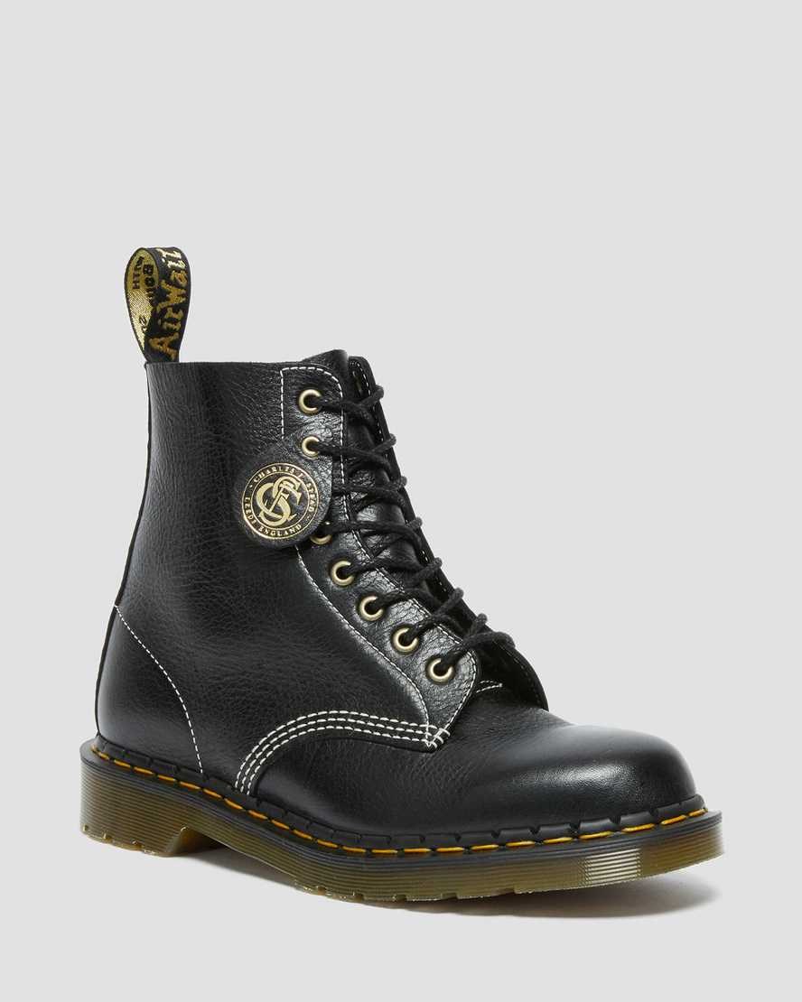 Black Kudu Classic Women\'s Dr Martens 1460 Pascal Made in England Classic Leather Lace Up Boots | PHS-103864