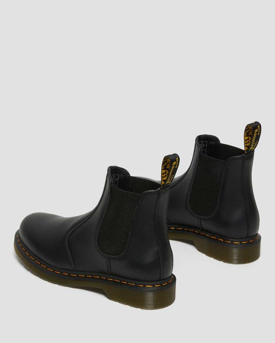 Black Nappa Women's Dr Martens 2976 Nappa Leather Chelsea Boots | XYF-851204