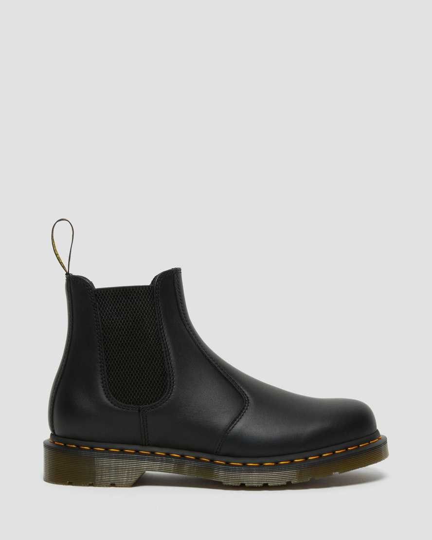 Black Nappa Women's Dr Martens 2976 Nappa Leather Chelsea Boots | XYF-851204