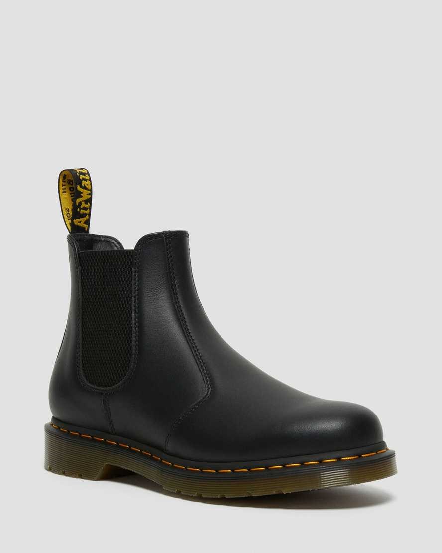 Black Nappa Women\'s Dr Martens 2976 Nappa Leather Chelsea Boots | XYF-851204