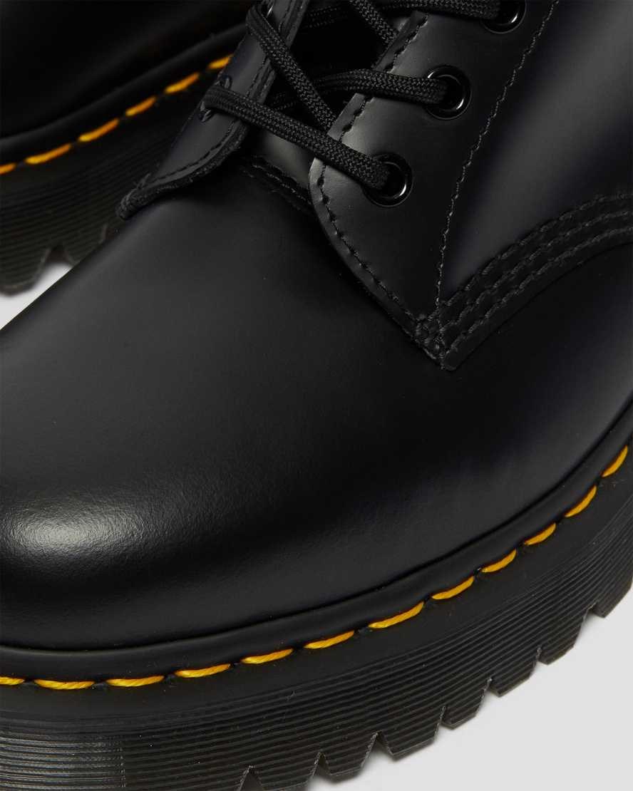 Black Smooth Leather Women's Dr Martens 1490 Bex Smooth Leather Lace Up Boots | GFD-018597