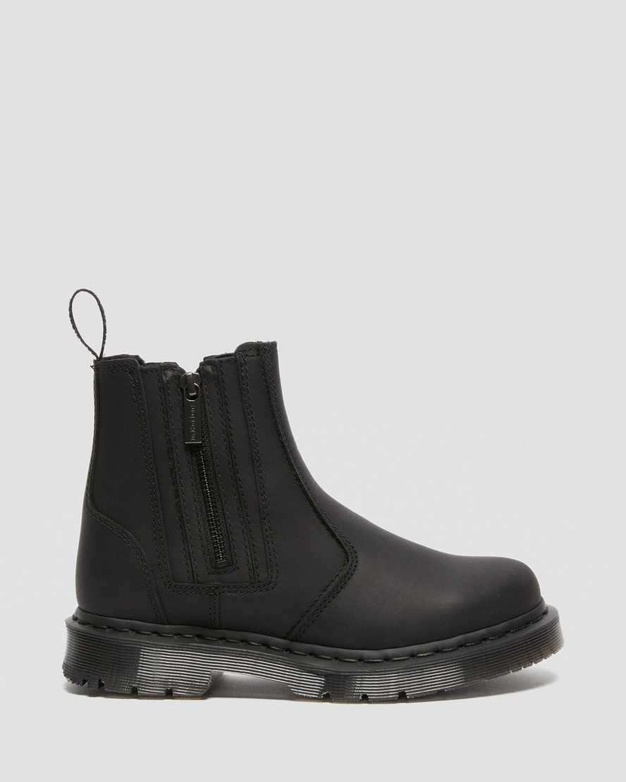 Black Snowplow Women's Dr Martens 2976 DM's Wintergrip Zip Chelsea Boots | DJM-746123