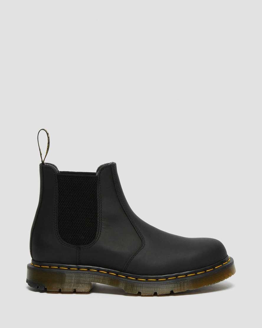 Black Snowplow Women's Dr Martens 2976 DM's Wintergrip Chelsea Boots | QSW-520814