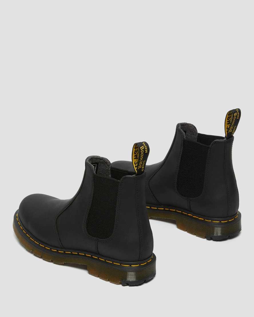 Black Snowplow Women's Dr Martens 2976 DM's Wintergrip Chelsea Boots | QSW-520814