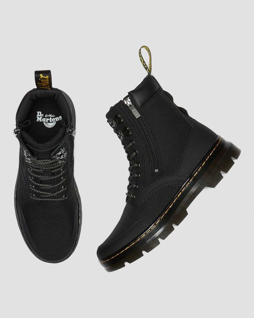 Black Women's Dr Martens Combs Zip Lace Up Boots | NAE-069752