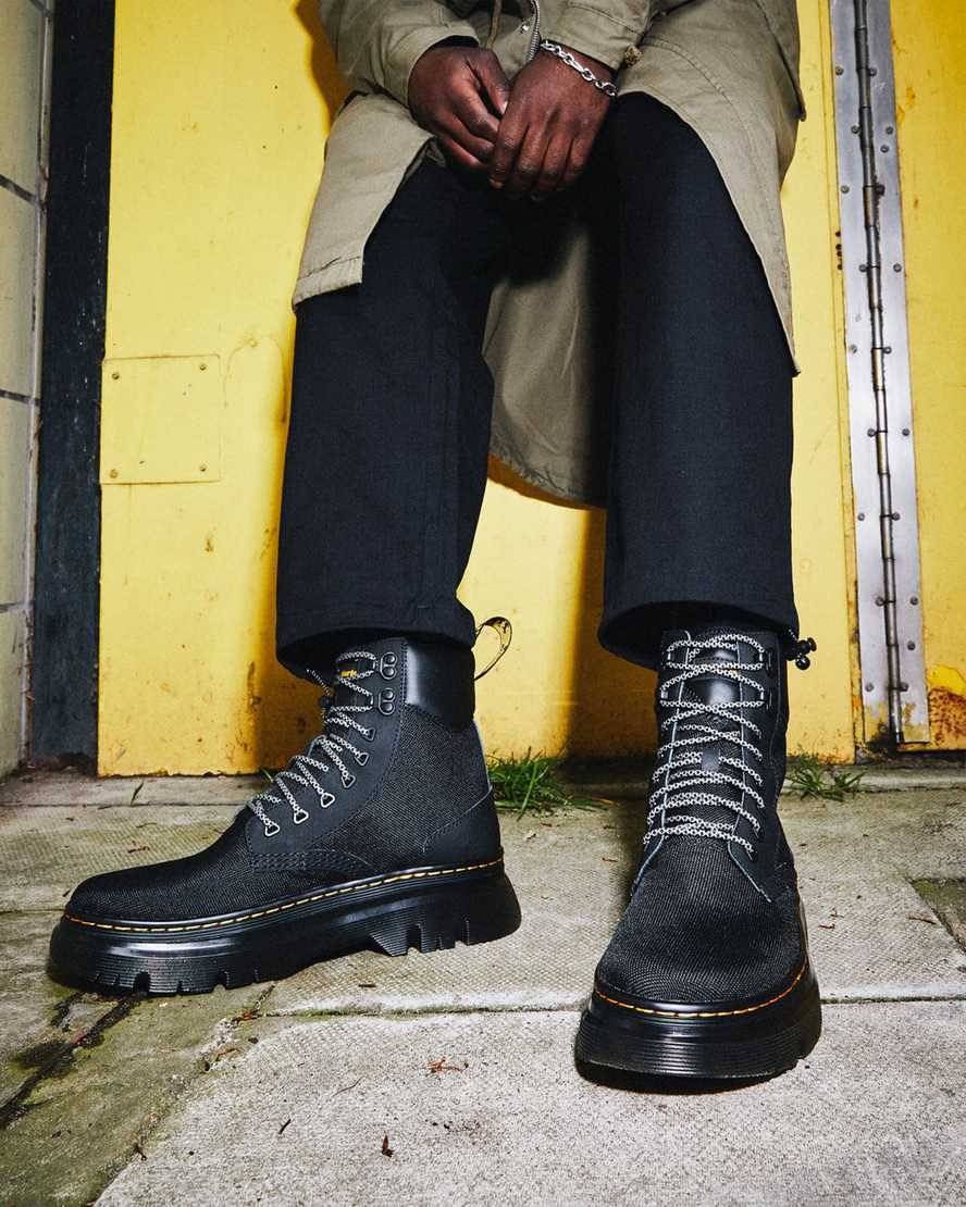 Black Women's Dr Martens Tarik Lace Up Boots | HGIYCWF-61