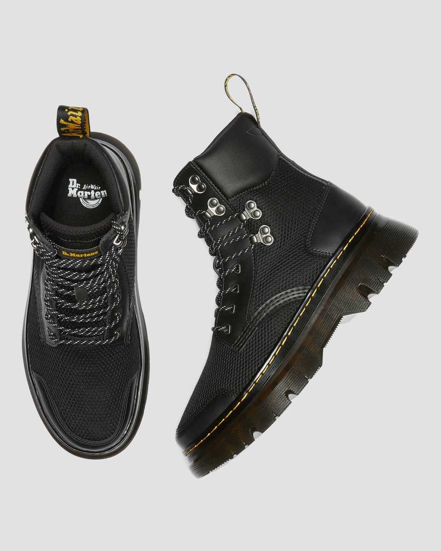 Black Women's Dr Martens Tarik Toe Guard Lace Up Boots | HPJYUAF-06