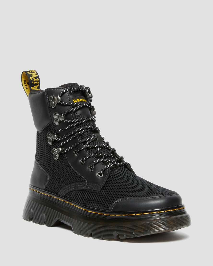 Black Women's Dr Martens Tarik Toe Guard Lace Up Boots | HPJYUAF-06