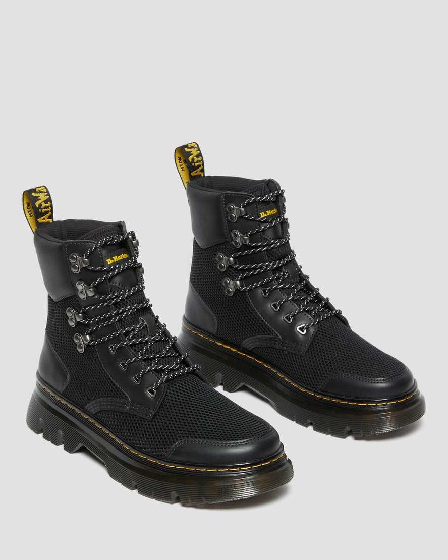 Black Women's Dr Martens Tarik Toe Guard Lace Up Boots | HPJYUAF-06