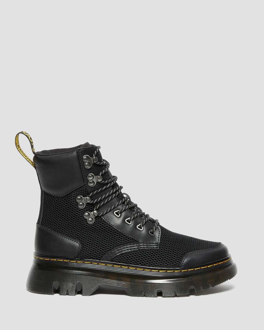 Black Women's Dr Martens Tarik Toe Guard Lace Up Boots | HPJYUAF-06