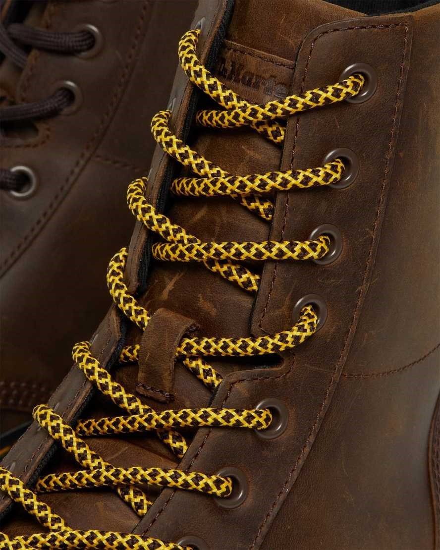 Brown Crazy Horse Leather Women's Dr Martens Combs Crazy Horse Leather Lace Up Boots | JAV-426058