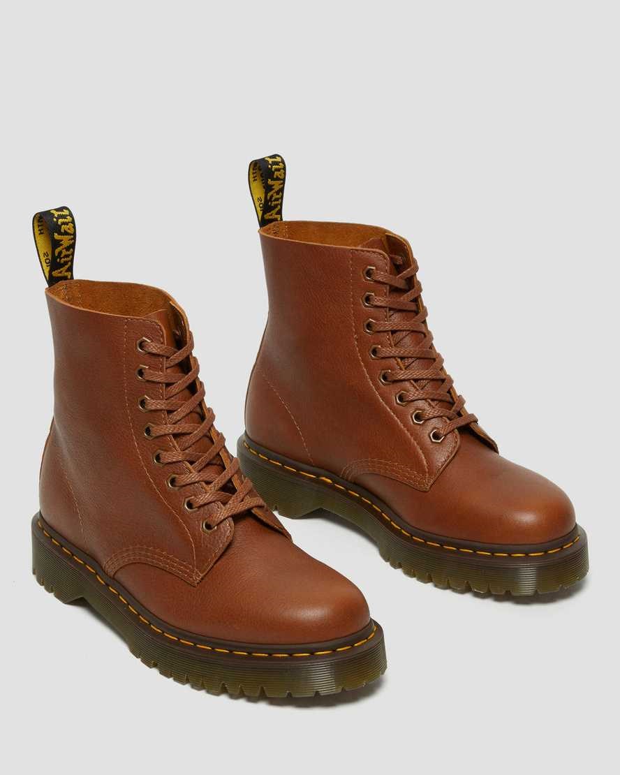 Brown Inuck Women's Dr Martens 1460 Pascal Bex Leather Lace Up Boots | HJK-719852