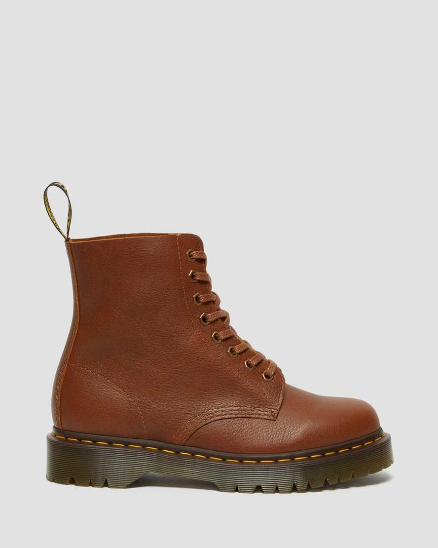 Brown Inuck Women's Dr Martens 1460 Pascal Bex Leather Lace Up Boots | HJK-719852