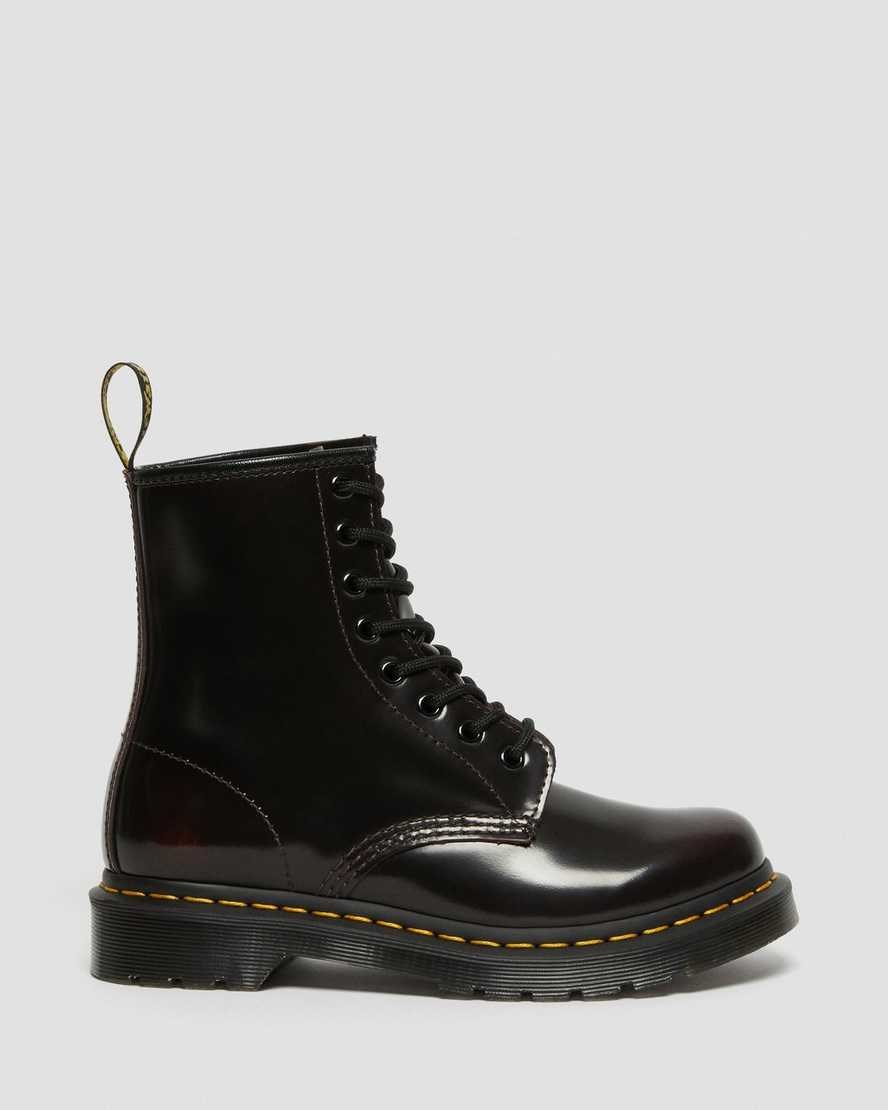 Cherry Red Arcadia Leather Women's Dr Martens 1460 Arcadia Leather Lace Up Boots | IPG-815379