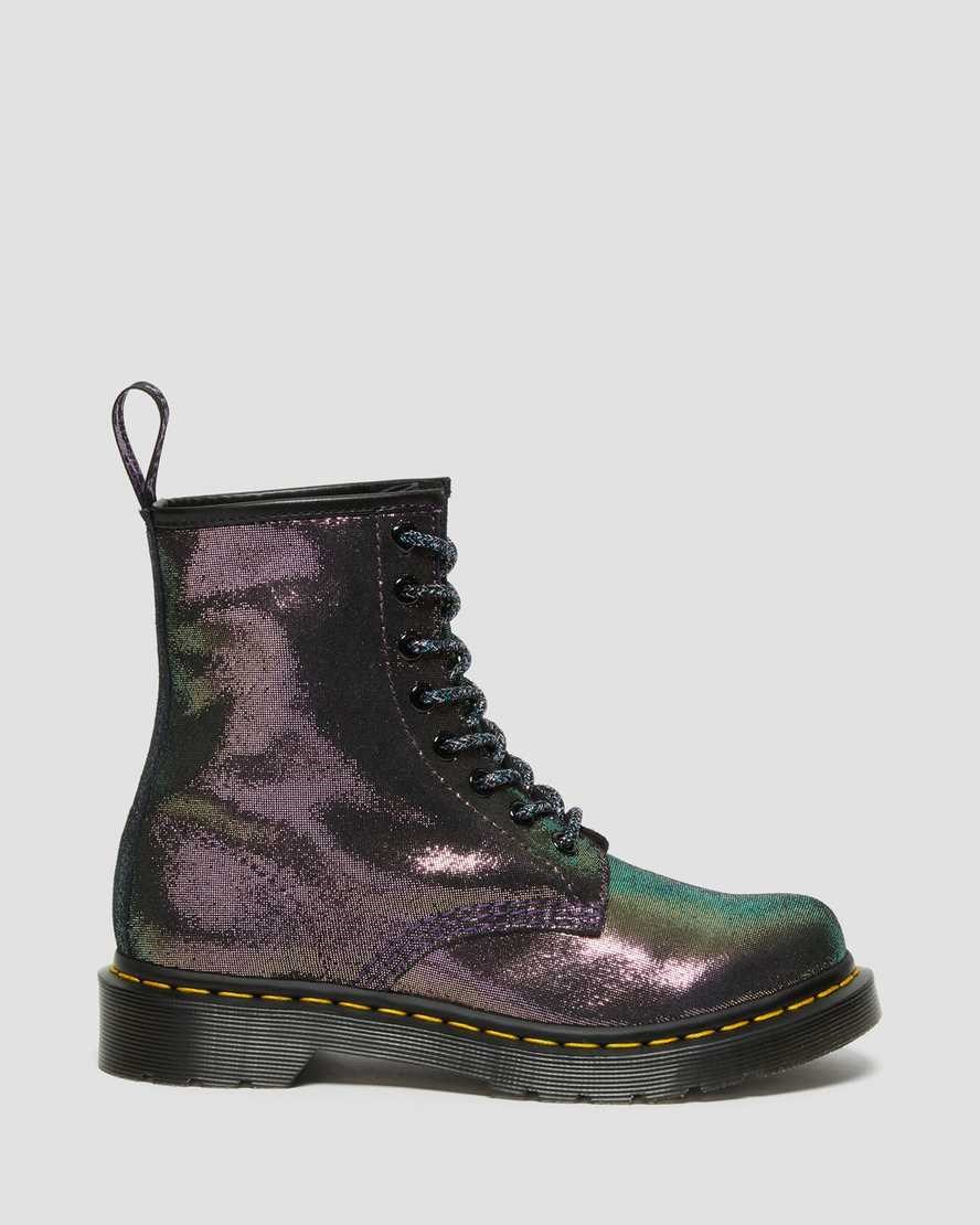 Purple Disco Women's Dr Martens 1460 Disco Iridescent Suede Lace Up Boots | JPX-648129