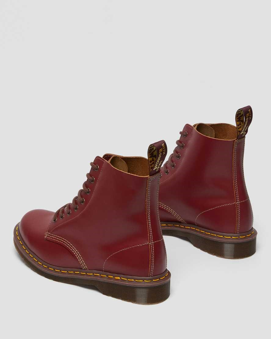 Red Quilon Women's Dr Martens 1460 Vintage Made in England Lace Up Boots | GNO-318049