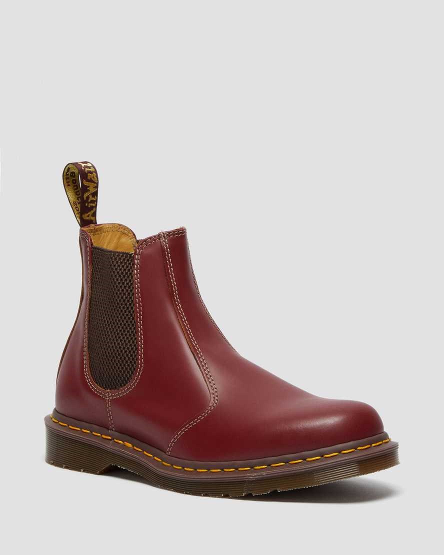 Red Quilon Women\'s Dr Martens 2976 Vintage Made In England Chelsea Boots | NWI-062354