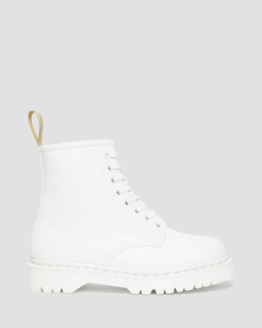 White Women's Dr Martens Vegan 1460 Bex Kemble Mono Lace Up Boots | URHFSZX-40